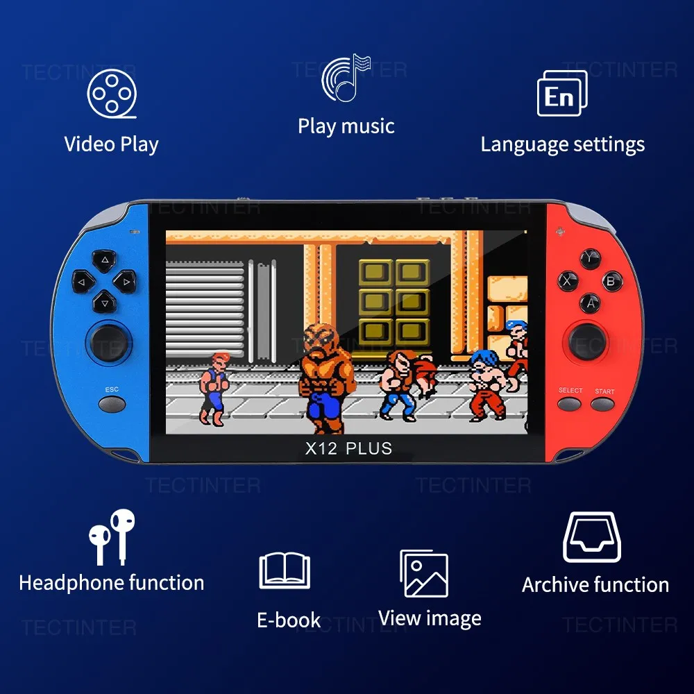 Портативный игровой плеер X7/X12 Plus