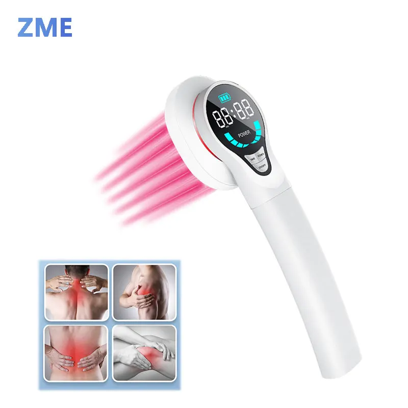 ZME LLLT 650nm 808nm холодсветильник мощная портативная физиотерапия для суставов шеи