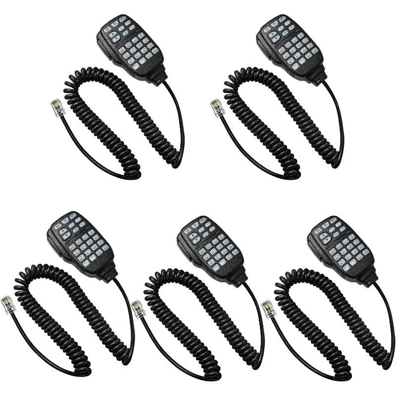 Фото 5 шт. портативных микрофонов HM-133V DTMF с разъемом RJ45 8Pin для автомобильных радиостанций Icom ID-800H, ID-880H, IC-2200H, IC-2300H, HM133V №1