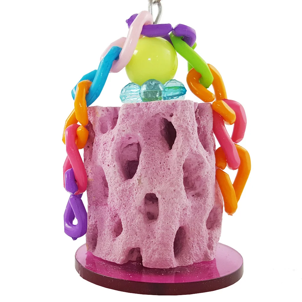 

Stone Pet Teeth Chew Toy Griding Molars Parrot Toys Hanging Birdsanimal Entertainment Intelligent