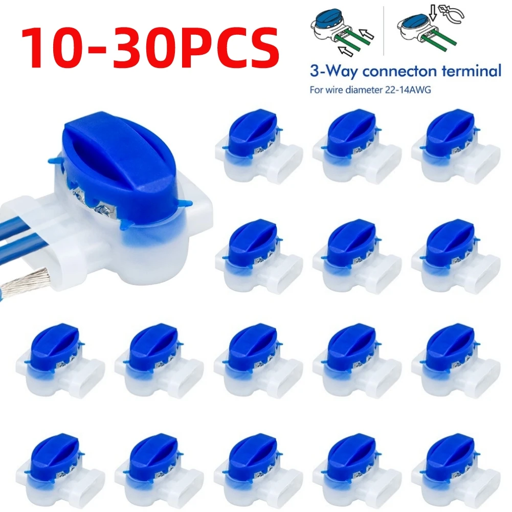 

Mowing Robot Clamps Waterproof Connector/Connection Clamps Without Stripping for Gardena/Husqvarna/Worx/Robomow Lawnmower