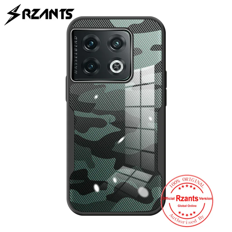 

Rzants Half Clear Case for OnePlus 10 Pro Camouflage Hard Cover [New Beetle] Bumper Silicone Phone Casing