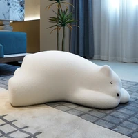 internet celebrity leaning bear sofa leisure living room silent wind lazy animal children seat creative designer polar bear