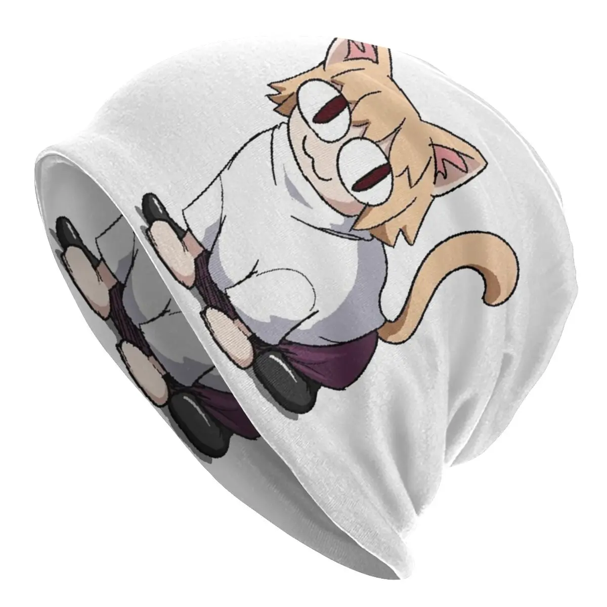 

Зимняя теплая шапочка Neco Arc, кошка, женская шапочка с напуском, шапка в стиле хип-хоп, Мультяшные комиксные игры, лыжные шапочки, шапочки, шапк...