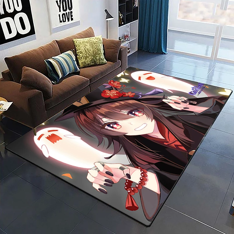 Genshin Impact  Art Printed Carpet for Living Room Large Area Rug Soft Mat E-sports Chair Carpets Alfombra Gifts Dropshopping