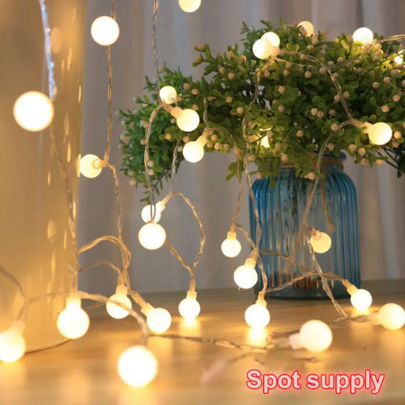 

LED Copper Wire String Lights Home Xmas Party Wedding New Year Navidad Fairy Christmas Decoration Light With Remote Control