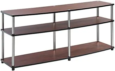 

3 Tier 60" TV Stand, Faux Birch