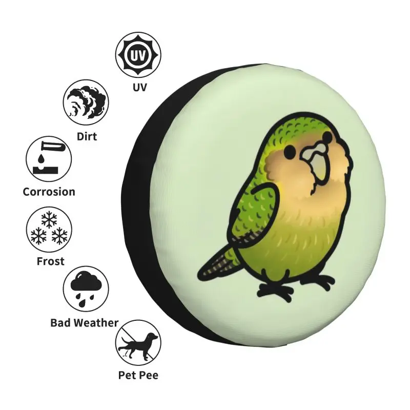 Чехол для автомобильного колеса Chubby Kakapo защитная крышка 14 15 16 17 дюймов Toyota RAV4 Prado