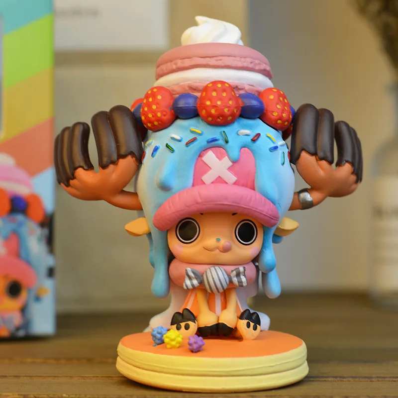 

Anime One Piece Action Figure Tony Tony Chopper Candy Cake Kawaii Figurine Pvc Collectible Model Toys For Kid Birthday Gifts