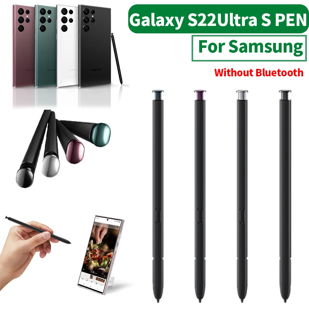 

Stylus For Samsung Galaxy S22Ultra Mobile Phone Screen Touch S pen For Galaxy S22 Ultra 5G Replacement S PEN Without Bluetooth