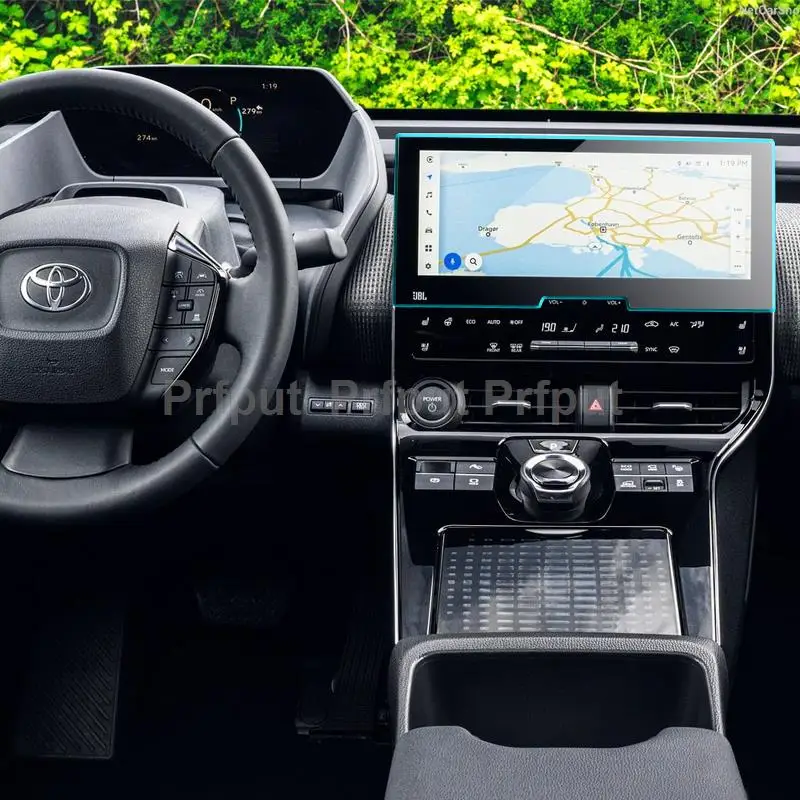 

Защитная пленка из закаленного стекла для Toyota bZ4X 2022 2023, автомобильная приборная панель, защита приборной панели, центральное управление, сенсорный экран