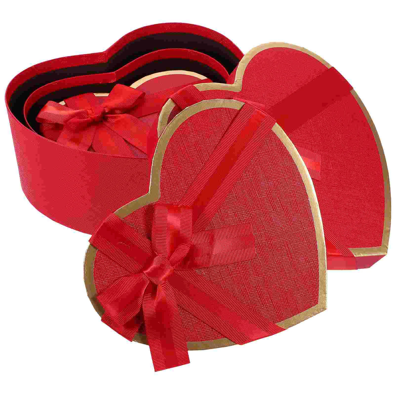 3 шт. Подарочная коробка Сердце Коробки для клубники Цветы Картонная упаковка