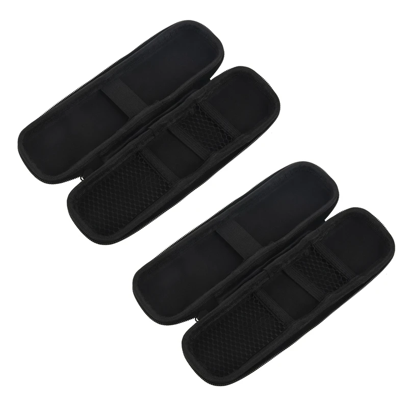 

2X Black EVA Hard Shell Stylus Pen Pencil Case Holder Protective Carrying Box Bag Storage Container For Ballpoint Pen