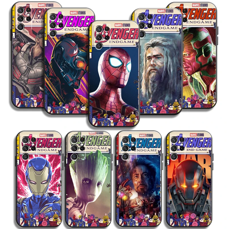 

Avengers Marvely Phone Cases For Samsung Galaxy A21S A31 A72 A52 A71 A51 5G A42 5G A20 A21 A22 4G A22 5G A20 A32 5G A11 Carcasa