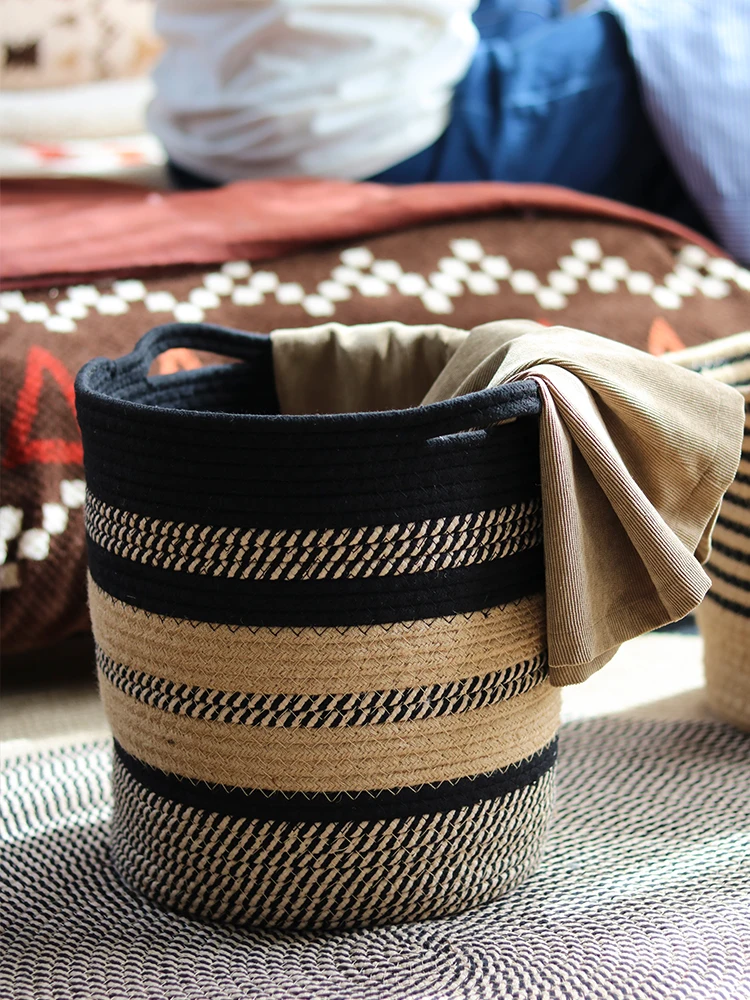 

Weaven, корзины с крышкой, Органайзер Домашний для хранения 나무 무 Set, 3 шт.