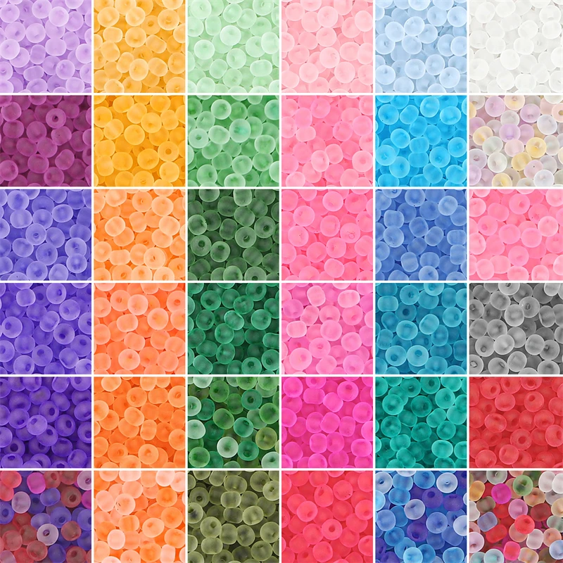 Прозрачные стеклянные бусины для изготовления ювелирных изделий 2/3/4 мм 10 г