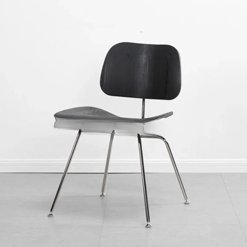 Обеденное кресло из стекла мебель стальные ножки для дома обеденная