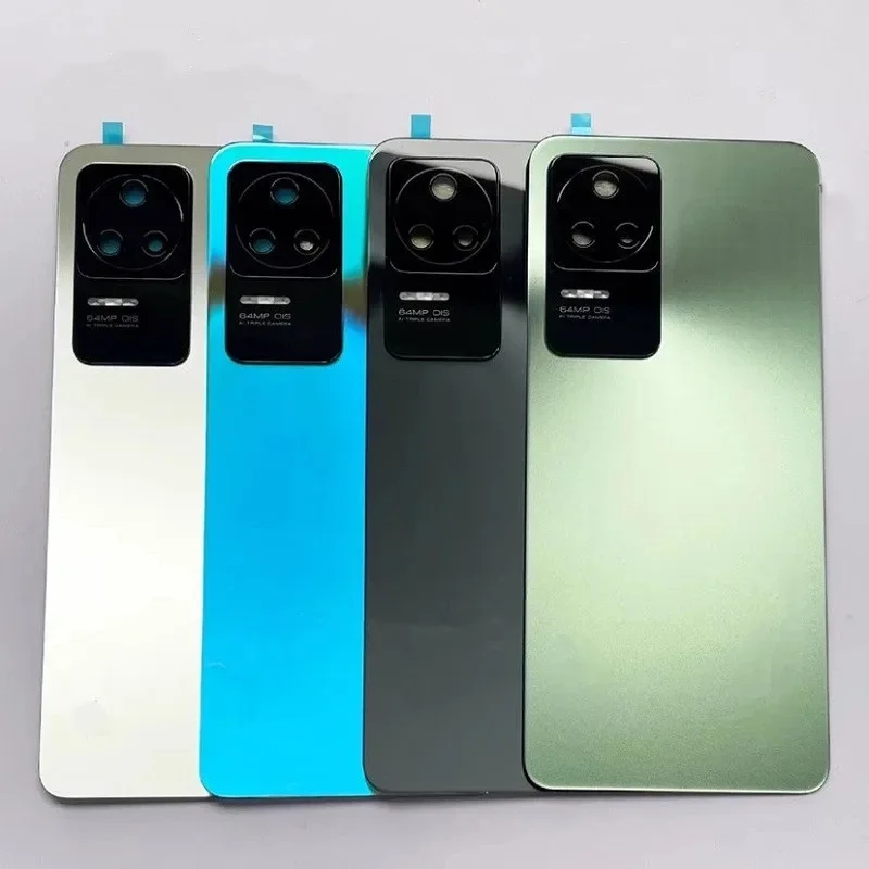 Задняя крышка аккумулятора для Xiaomi Poco F4 22021211RG 22021211RI 3D стеклянная панель задняя