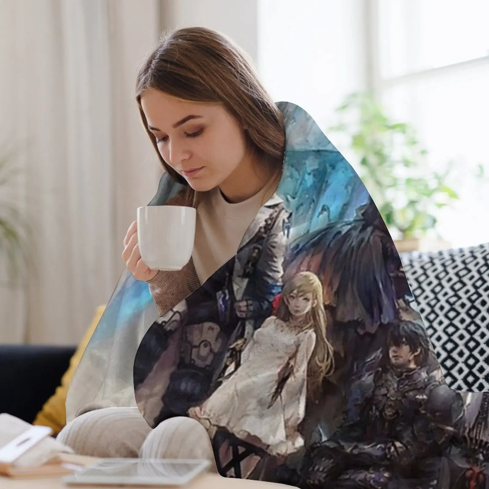 Одеяло Shadowbringers Polar Зимние кровати Одеяла на заказ