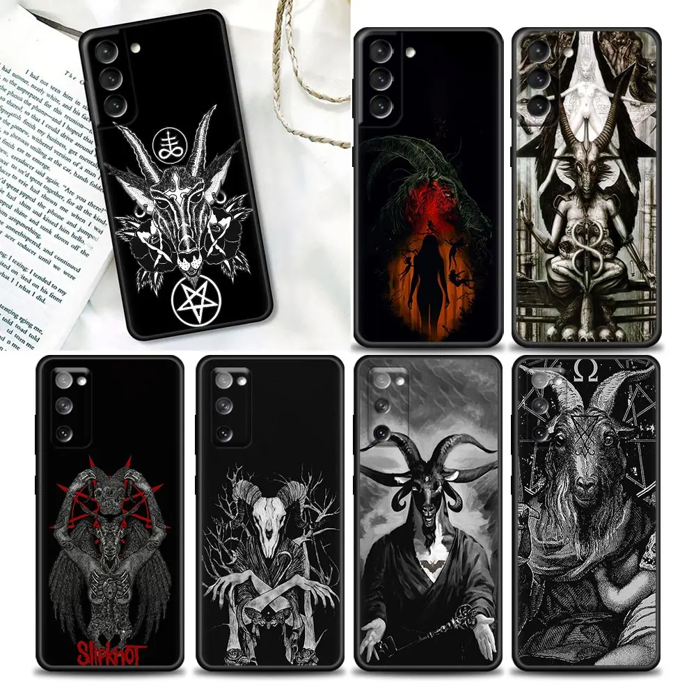 

Scary devil Goat-headed Satan For Galaxy S23 Case For Samsung Galaxy S23 S22 S21 S20 Fe Plus Ultra S7 S8 S9 S10e Plus 5G Cover
