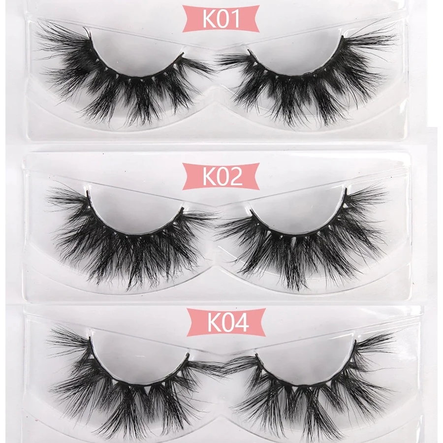 10 пар 3D норковые ресницы натуральные накладные драматический объем Макияж