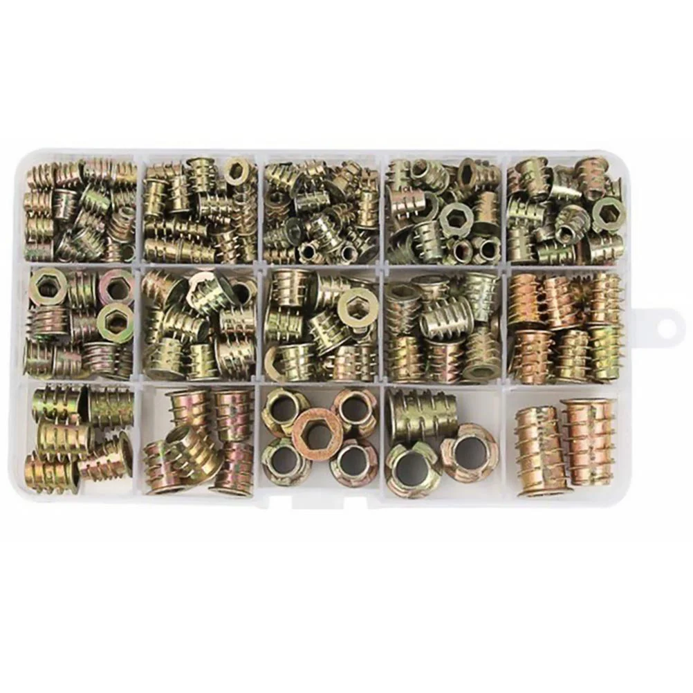 

Inserts Hex Nut Nuts Threaded Socket Assortment Screw Wood Kit Tool T Bolt Drive Insert Furniture Fastener Metric Rivnut Head