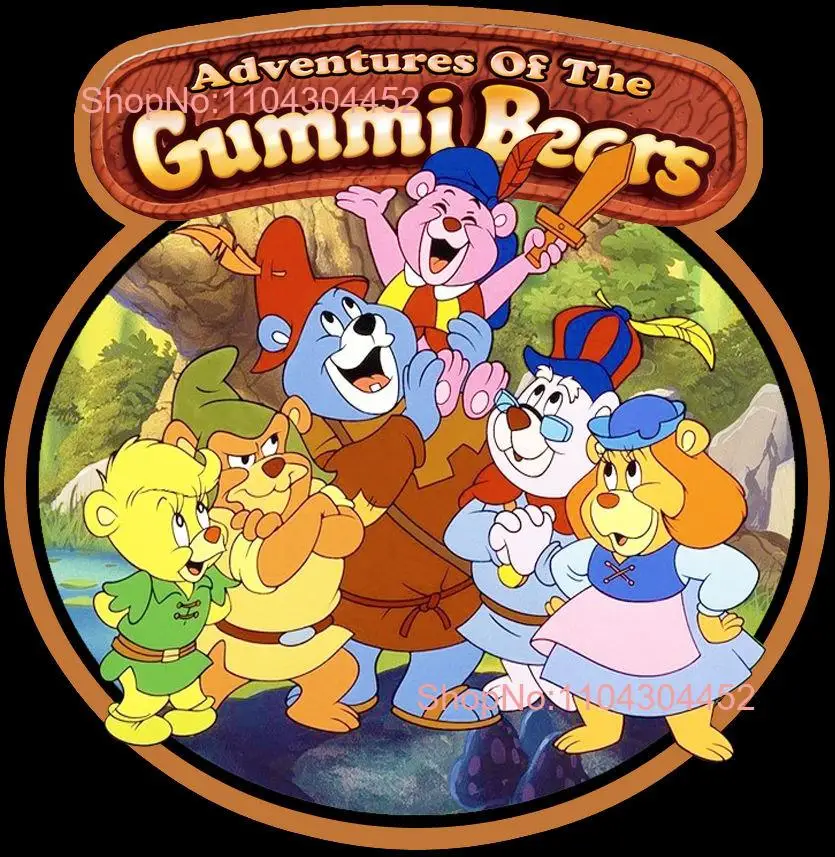 Футболка Gummi Bears Vintage Image с длинными или короткими рукавами