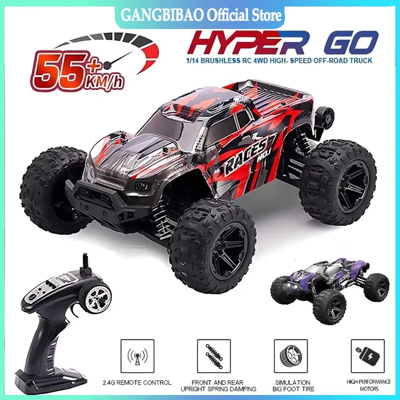 Радиоуправляемый монстр-трак Wltoys 144001 из пластика