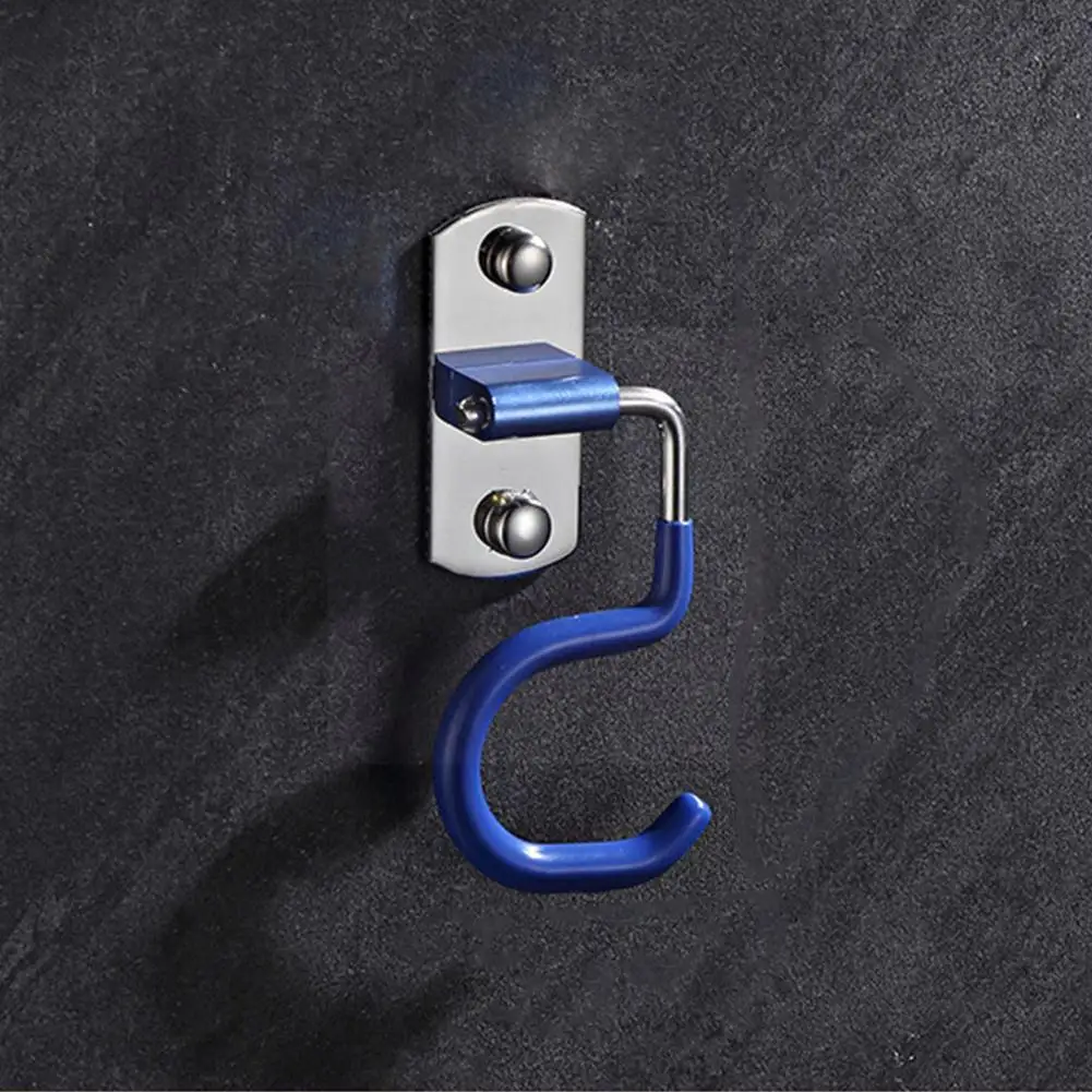 

304 Steel Mop Broom Holder Organizer Wall Mounted Storage Strong Tools Hook Wall Household Rack Storage Accessories P4K1