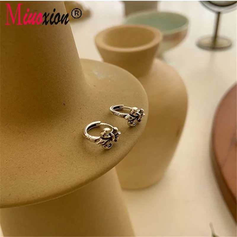 Miuoxion 925 штамп в стиле ретро, маленькая фотография, женское ювелирное изделие для студентов, очаровательный подарок для девушки