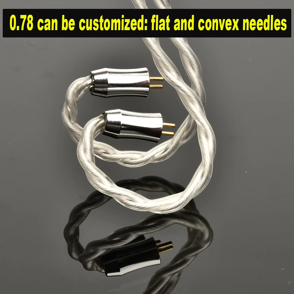 Фото Кабель для наушников Tiandirenhe типа c с CX31993 Max97220 Dual Op Amp DAC 4 Strand Bold Cable Mmcx 0,78 Ie900 IE80 QDC ZSN №2