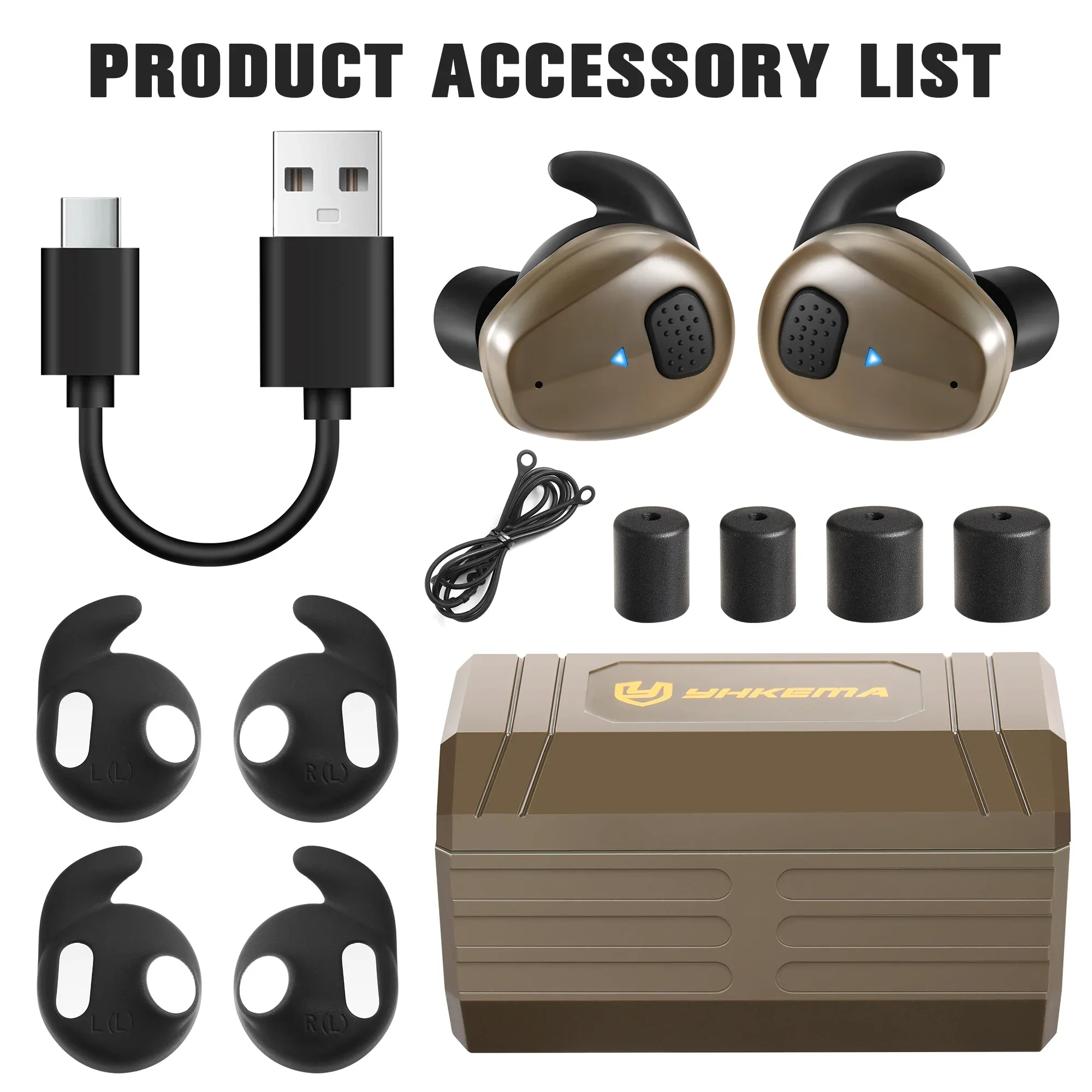 

YHKEMA EB10 Шумоподавляющие беруши Bluetooth