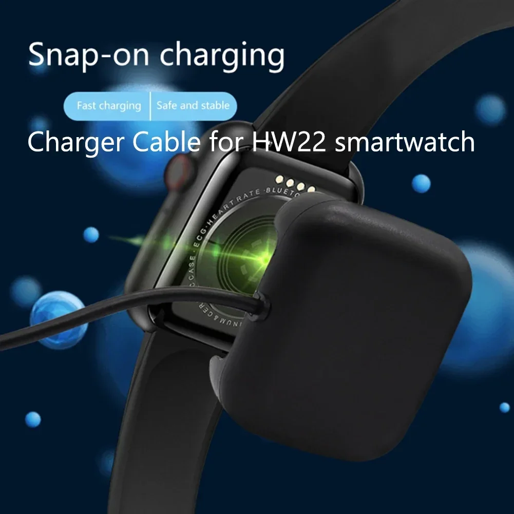 Фото Док-станция для быстрой зарядки смарт-часов HW22 HW19, USB-кабель-подставка для зарядки №4