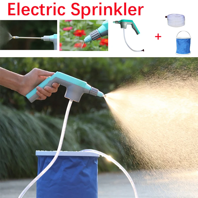 

Garden Water Spayer Set High Pressure Air Pump Sprayer for Plants Pump Sprayer Electric Charging Watering Head with Water Pipe