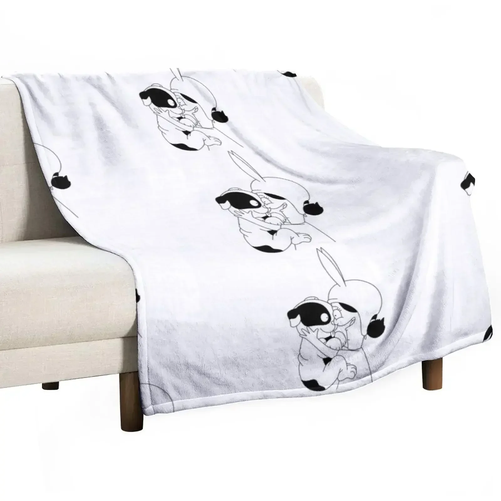 Одеяло Луиза и щенка 2 мягкие плюшевые плед-плюшевые одеяла