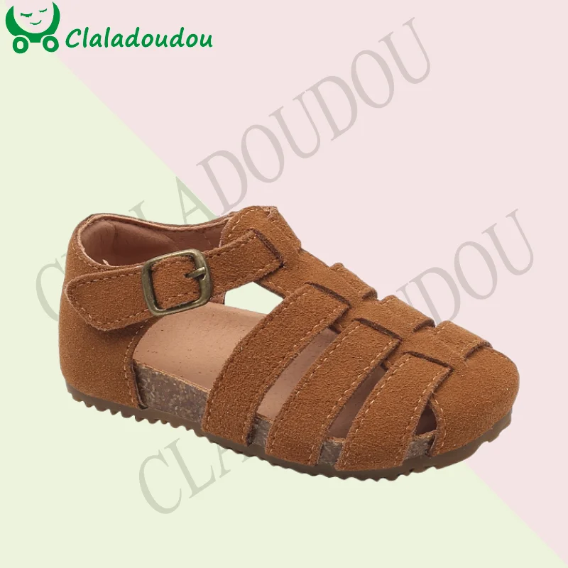 

Size 21-30 New Kids Sandals For Girls,Solid Closed Toe Children Summer Shoes For Little Princess,0-6years Strap Gladiator Sandal