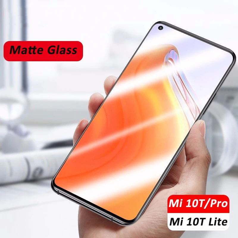

For Xiaomi Mi 10T Pro 5G Matte Frosted Tempered Glass Screen Protector For Xiaomi Mi 10T Lite 5G 9H Full Cover Protective Film