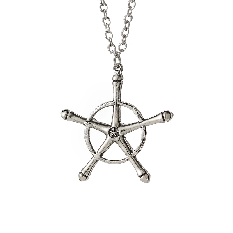 Аниме Bleach ожерелье Quincy Ishida Uryuu косплей Ginrei Gojiaku амулет сплав колье-цепочка брелок