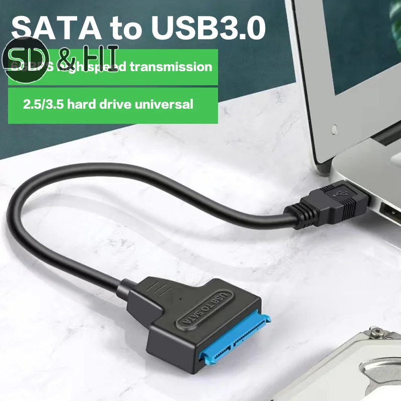 Кабель USB 3.0 к SATA с поддержкой 2 5 дюйма внешний жесткий диск SSD адаптер для жесткого