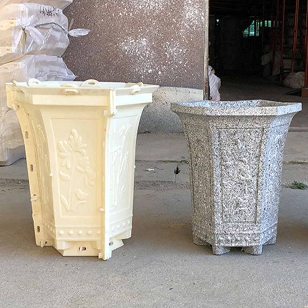 

Home Decor Concrete Statue Molds Thicken DIY Flower Pot Shape Plastic Craft Statues Crafts