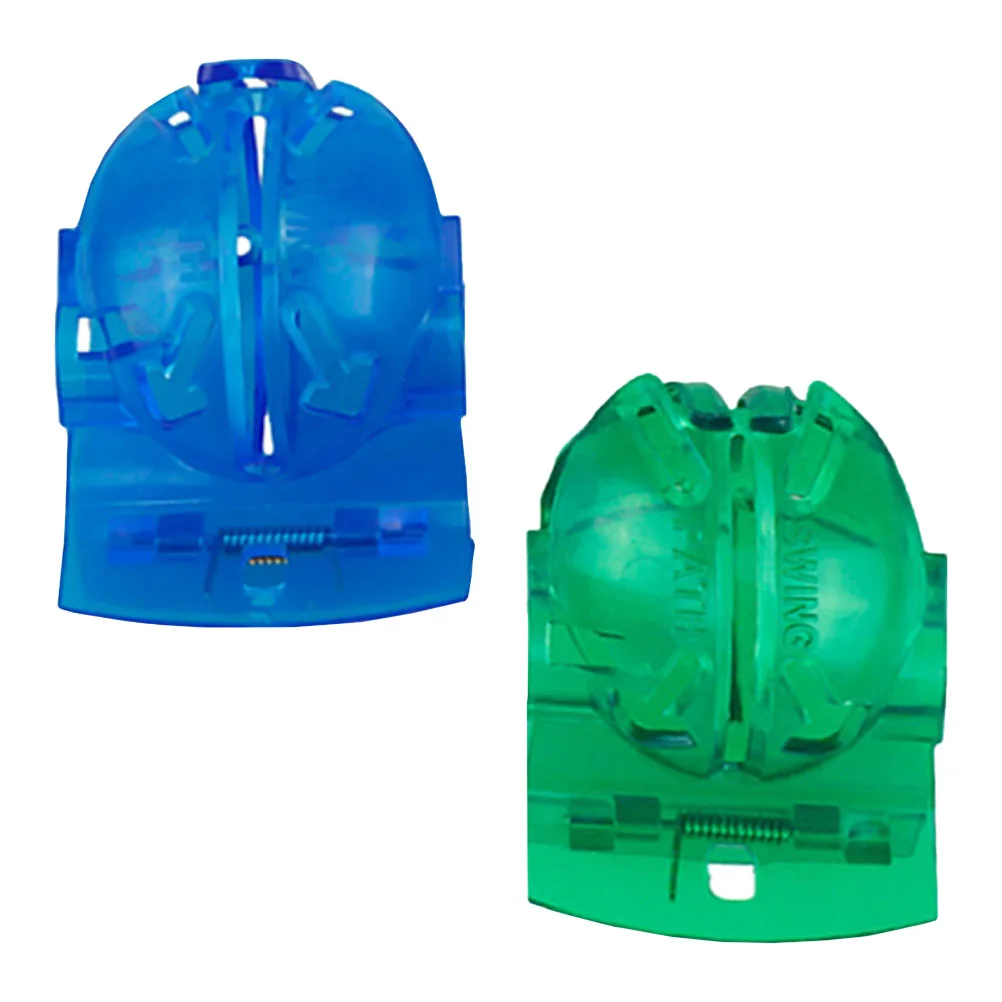 

2pcs Plastic Golfs Makers Golfing Parts Convenient Golfs Alignment Tools for Outdoor Gift Court Golfer