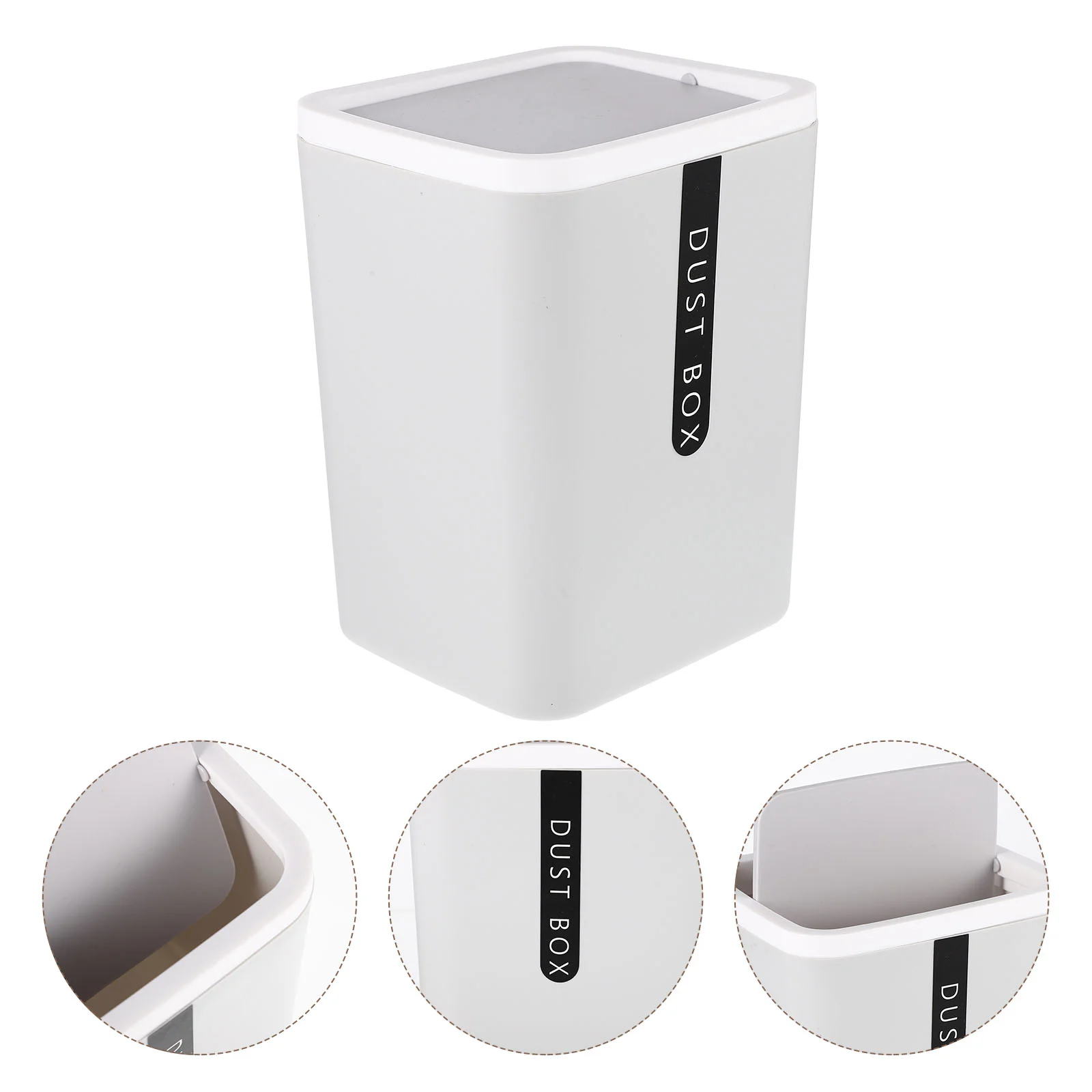 

Convenient Trash Can Office Desktop Trash Bin Household Trash Bucket Home Accessory