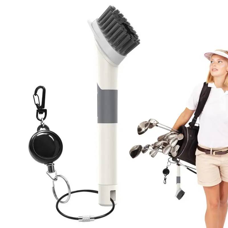 

Retractable Golf Club Brush Portable Golf Club Cleaning Brush With Leakproof Water Storage Pipe Golf Brush And Groove Cleaner