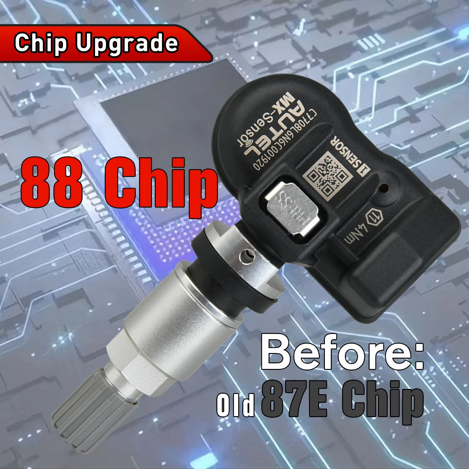 空気圧センサー TPMS Autel MX-Sensor Amazon | Autel MaxiTPMS MXセンサー 4個セット メタルステム