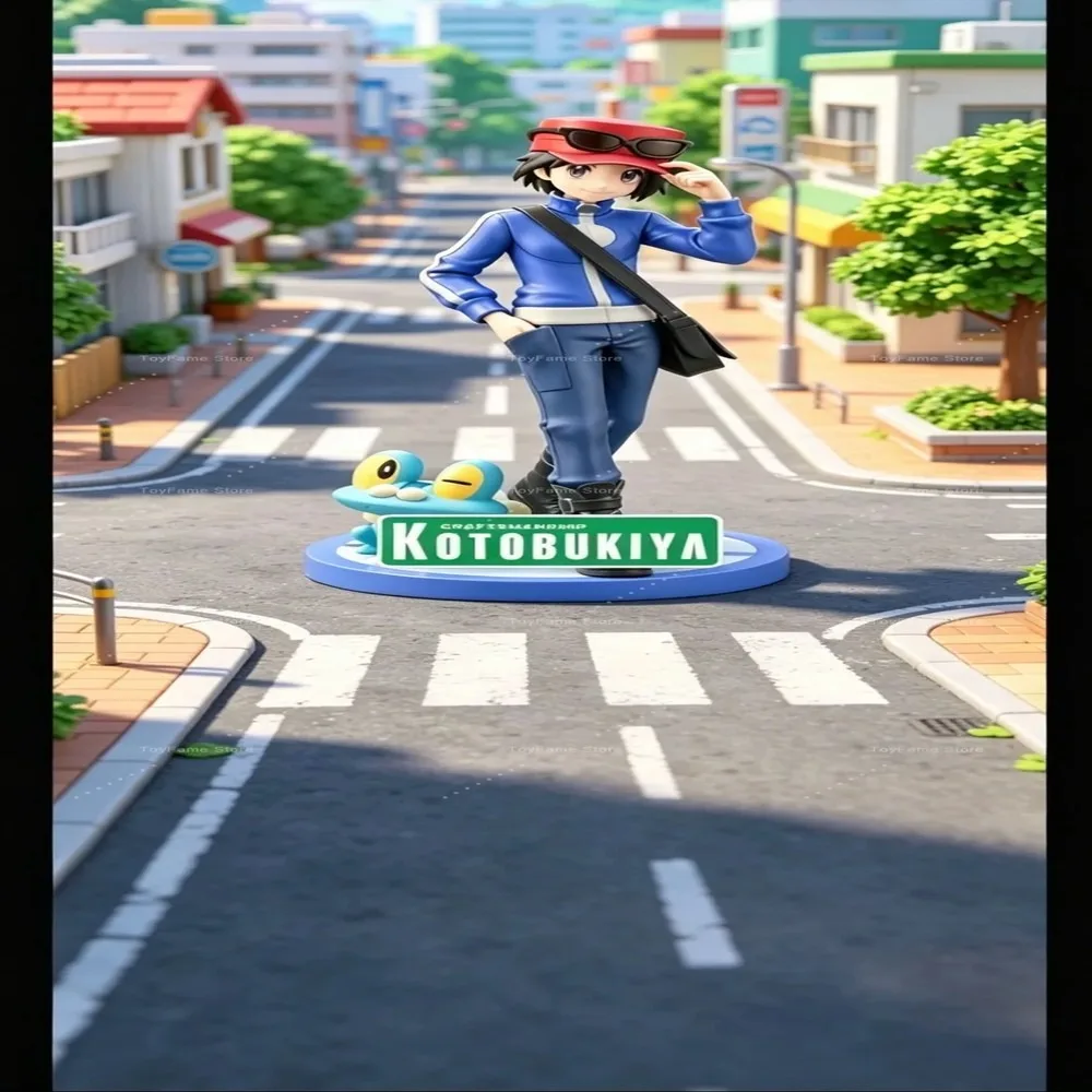 Фото Оригинальная фигурка KOTOBUKIYA Pokemon ArtFX J Calme with Keromatsu, масштаб 1/8, аниме-фигурки, модели игрушек, в наличии, коллекционная серия №2