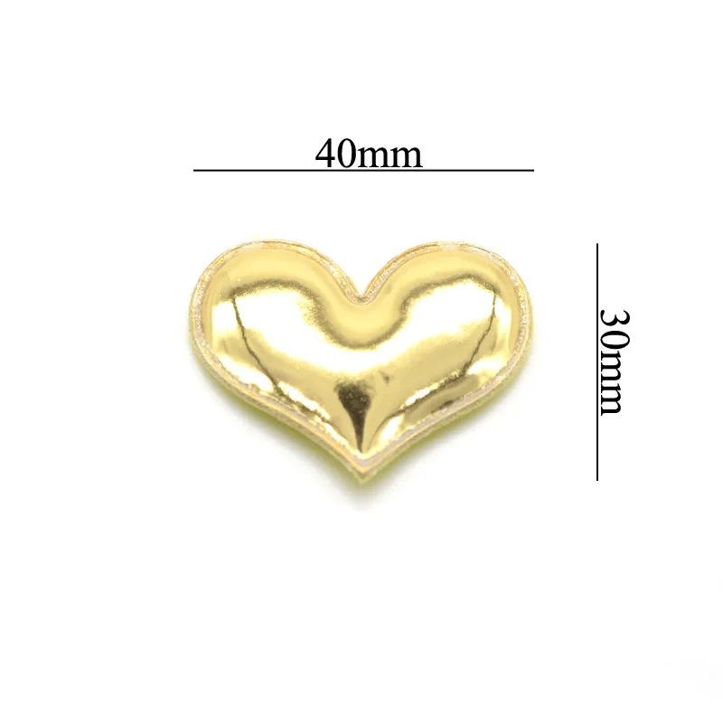 Декоративные фетровые топперы из полиуретана в форме сердца 100 шт./лот - купить по