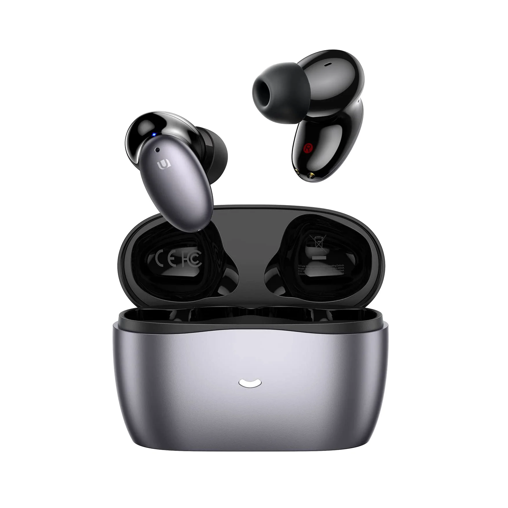 UGREEN HiTune X6 гибридные беспроводные наушники с активным шумоподавлением синим