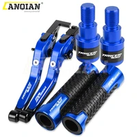 motorcycle accessories aluminum brake clutch levers for yamaha tracer700 tracer 700 gt 2018 2019 2020 handlebar hand grip ends
