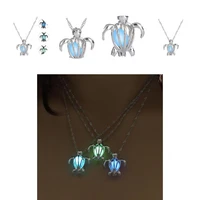 pendant necklace glowing vintage turtles shape exquisite electroplating necklace women necklace for valentines day