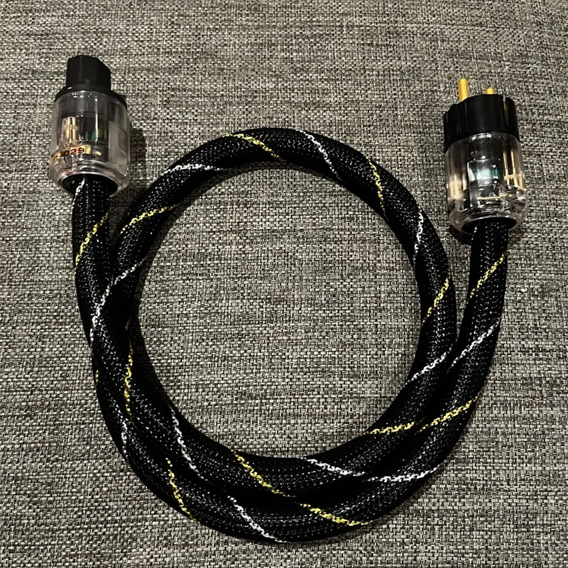Фото Hifi AC, США, ЕС, кабель питания, аудиокабели Schuko P-029 P-029E, разъем, аудиофильский шнур для DVD, CD AMP 125 В, 250 В, 15 А №1